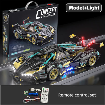 Remote Control Building Block Racing Car