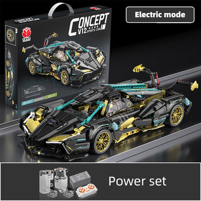 Remote Control Building Block Racing Car