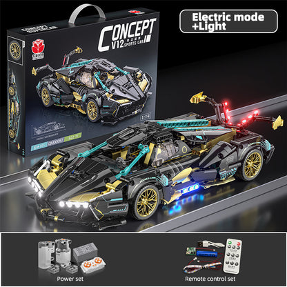 Remote Control Building Block Racing Car