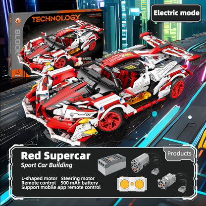 Remote Control Building Block Racing Car