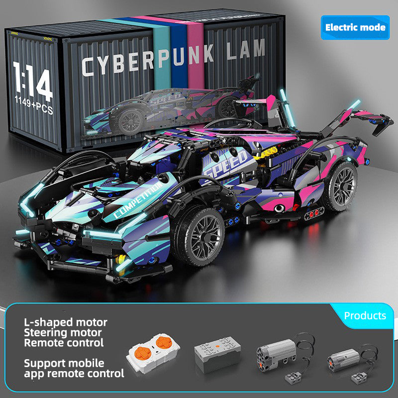 Remote Control Building Block Racing Car