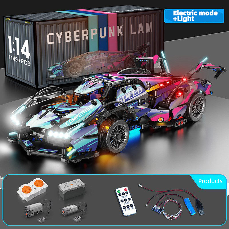 Remote Control Building Block Racing Car