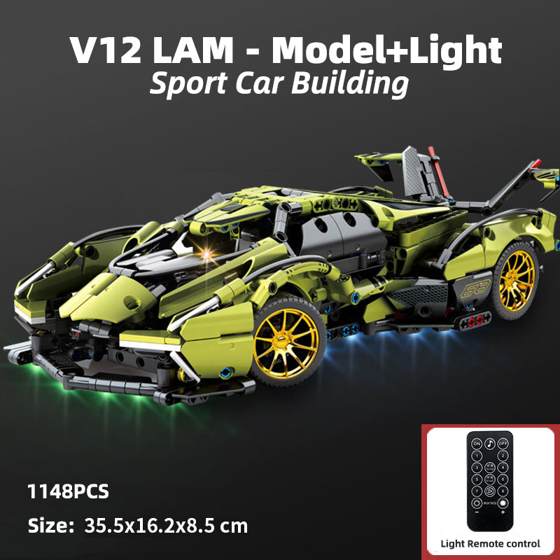 Remote Control Building Block Racing Car