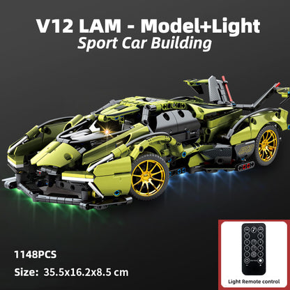 Remote Control Building Block Racing Car