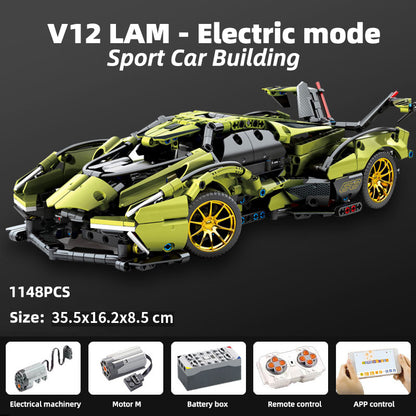 Remote Control Building Block Racing Car