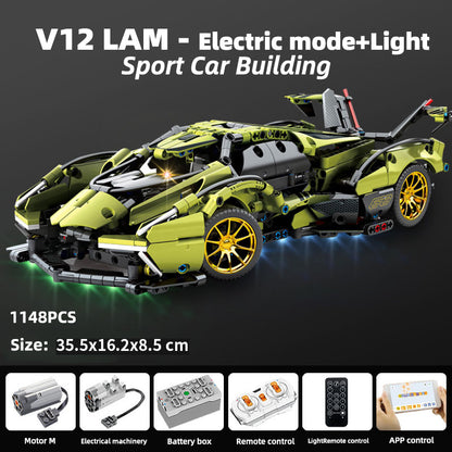 Remote Control Building Block Racing Car