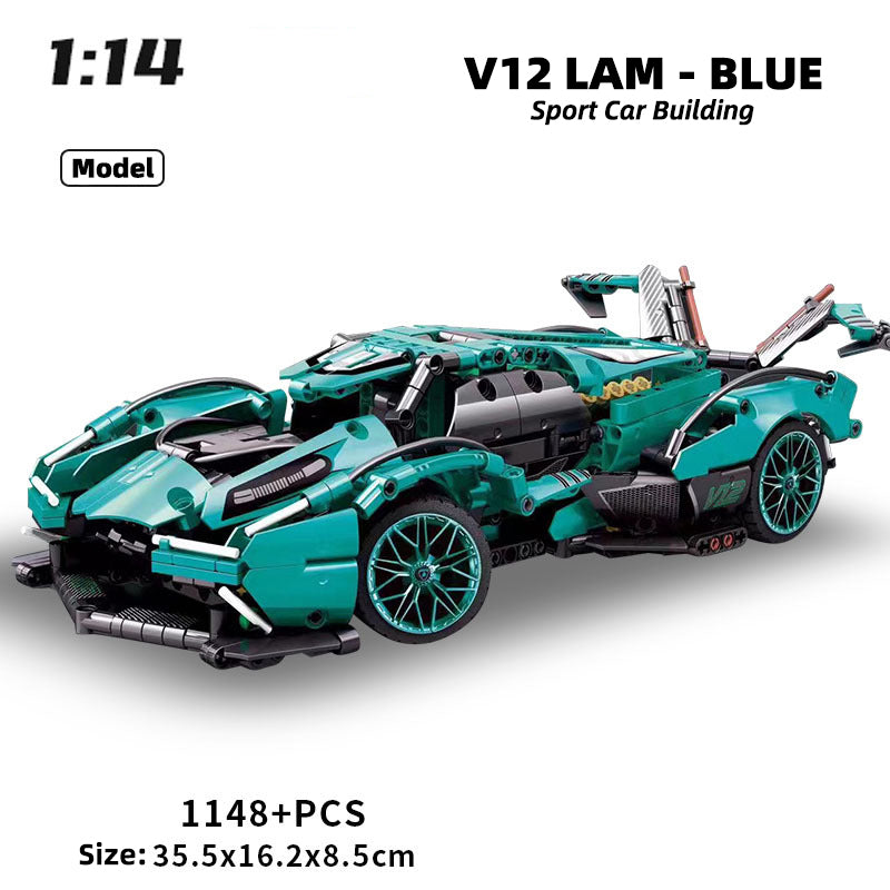 Remote Control Building Block Racing Car