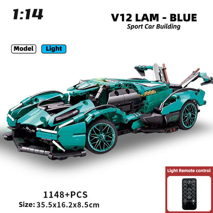 Remote Control Building Block Racing Car