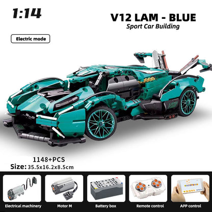 Remote Control Building Block Racing Car