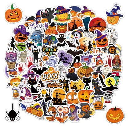 2024 Halloween Holographic Laser Stickers