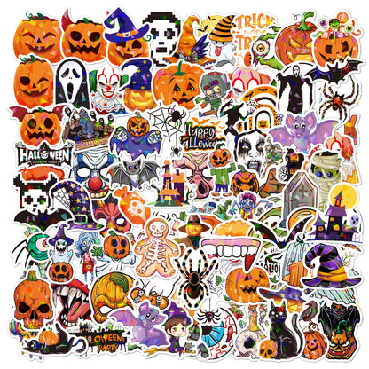 2024 Halloween Holographic Laser Stickers