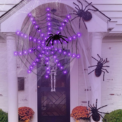 Halloween Spider Web Lights