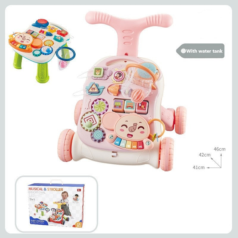 Infant multifunctional walker scooter toy