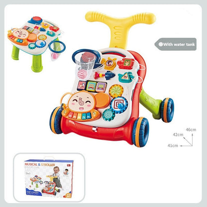 Infant multifunctional walker scooter toy